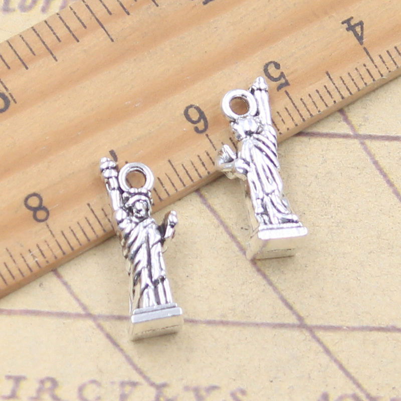 10pcs Charms New York Statue O – Jewelry Making New York recenzja i cena
