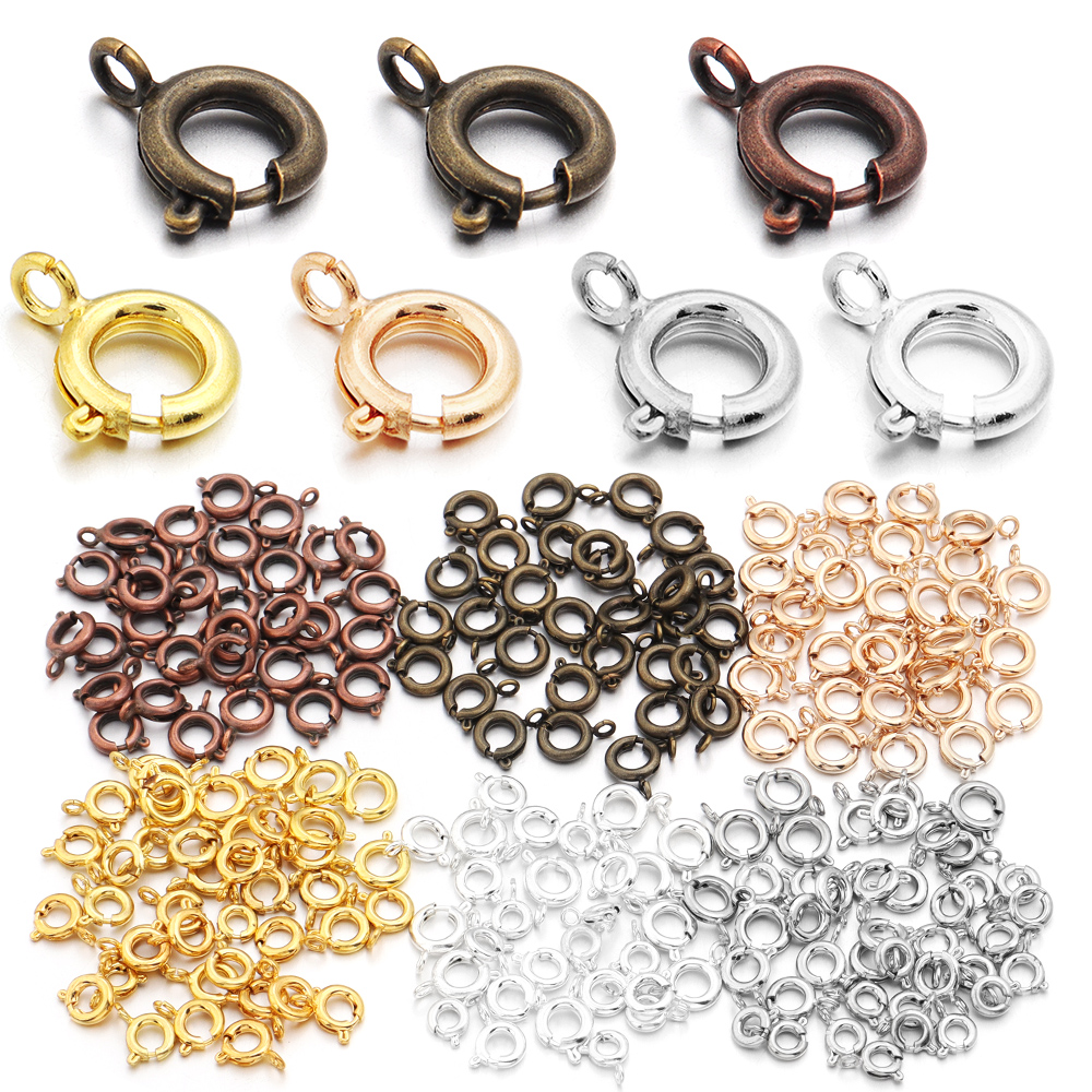 10Pcs Circle Spring Buttonr Co – Jewelry Making A Ring recenzja i cena