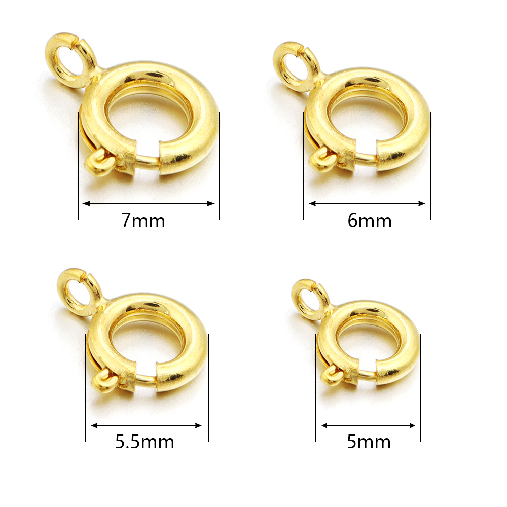 10Pcs Circle Spring Buttonr Co – Jewelry Making A Ring recenzja i cena