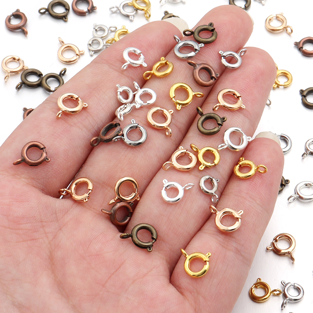 10Pcs Circle Spring Buttonr Co – Jewelry Making A Ring recenzja i cena