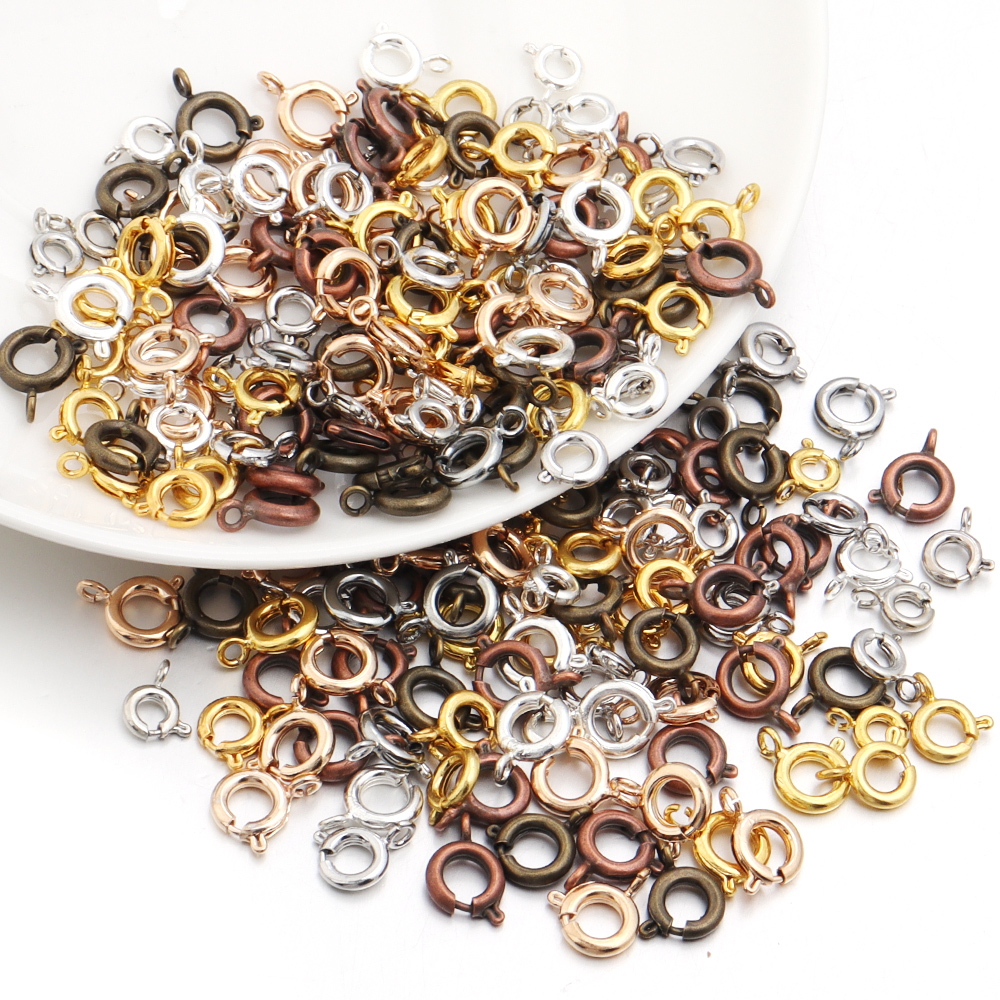 10Pcs Circle Spring Buttonr Co – Jewelry Making A Ring recenzja i cena