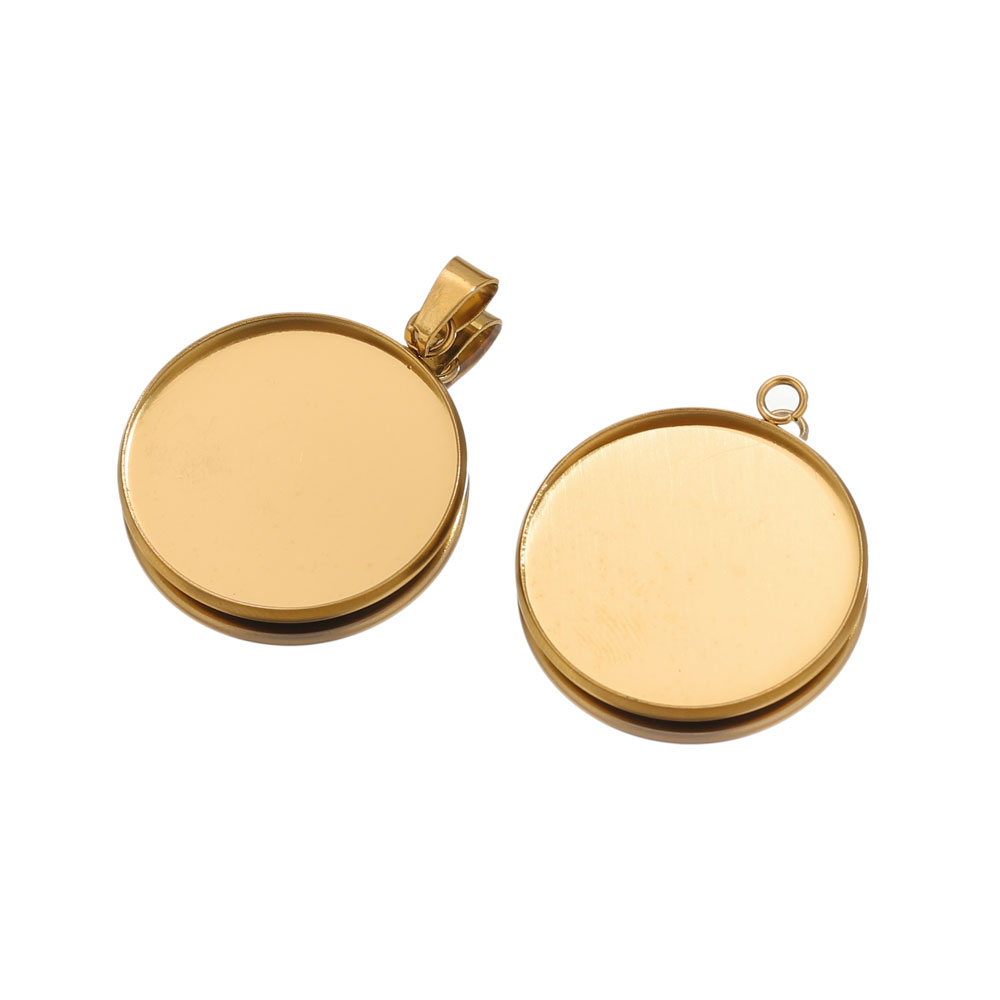 10pcs Stainless Steel Gold Pen – Pendant Blank Bezel recenzja i cena