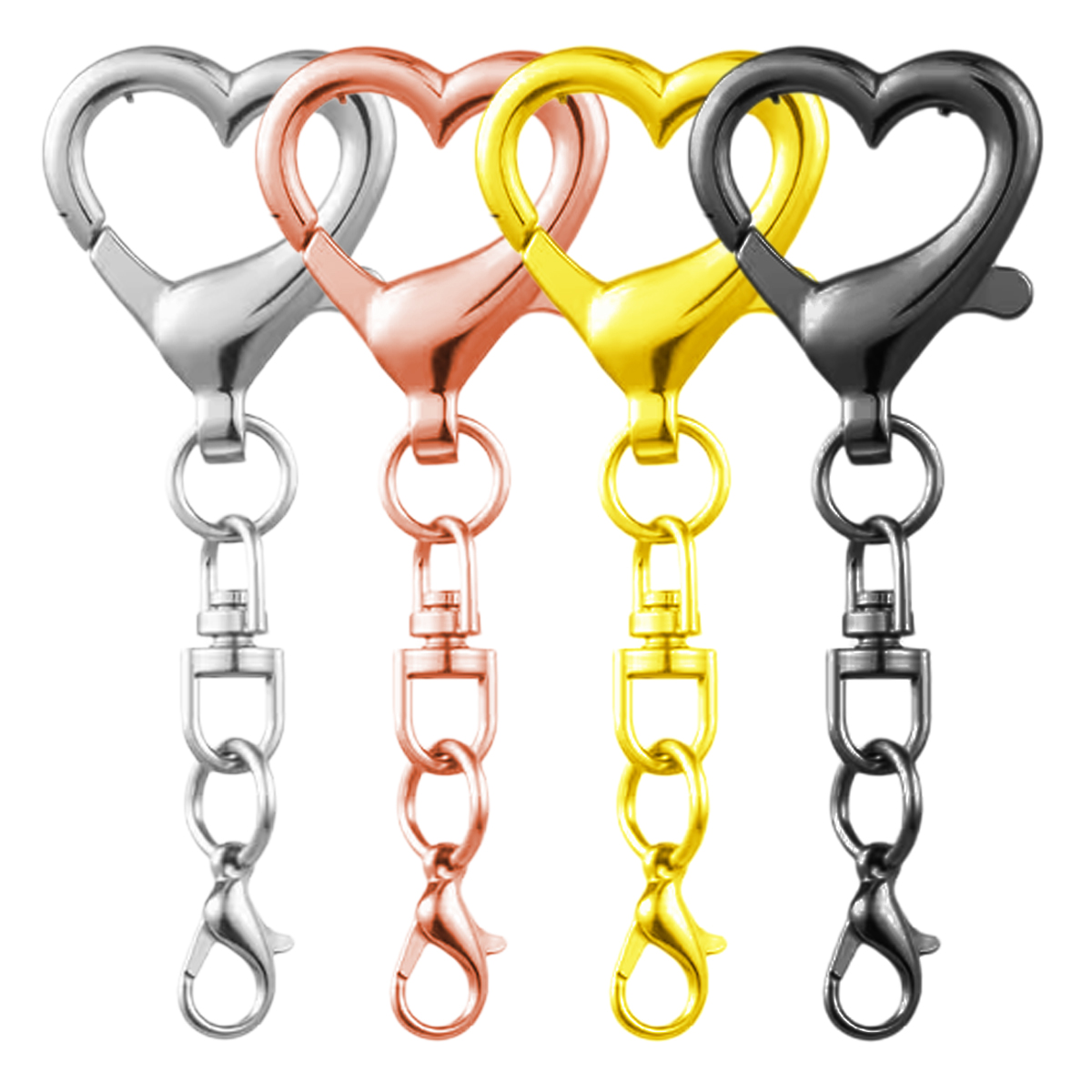 5/15/30Pcs Heart Shaped Swivel – Jewelry Making Factory recenzja i cena