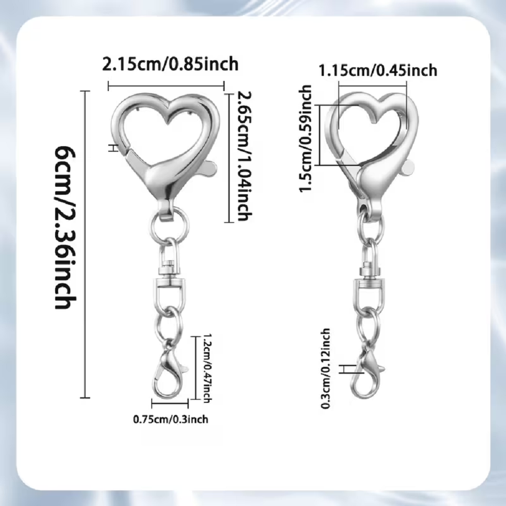 5/15/30Pcs Heart Shaped Swivel – Jewelry Making Factory recenzja i cena