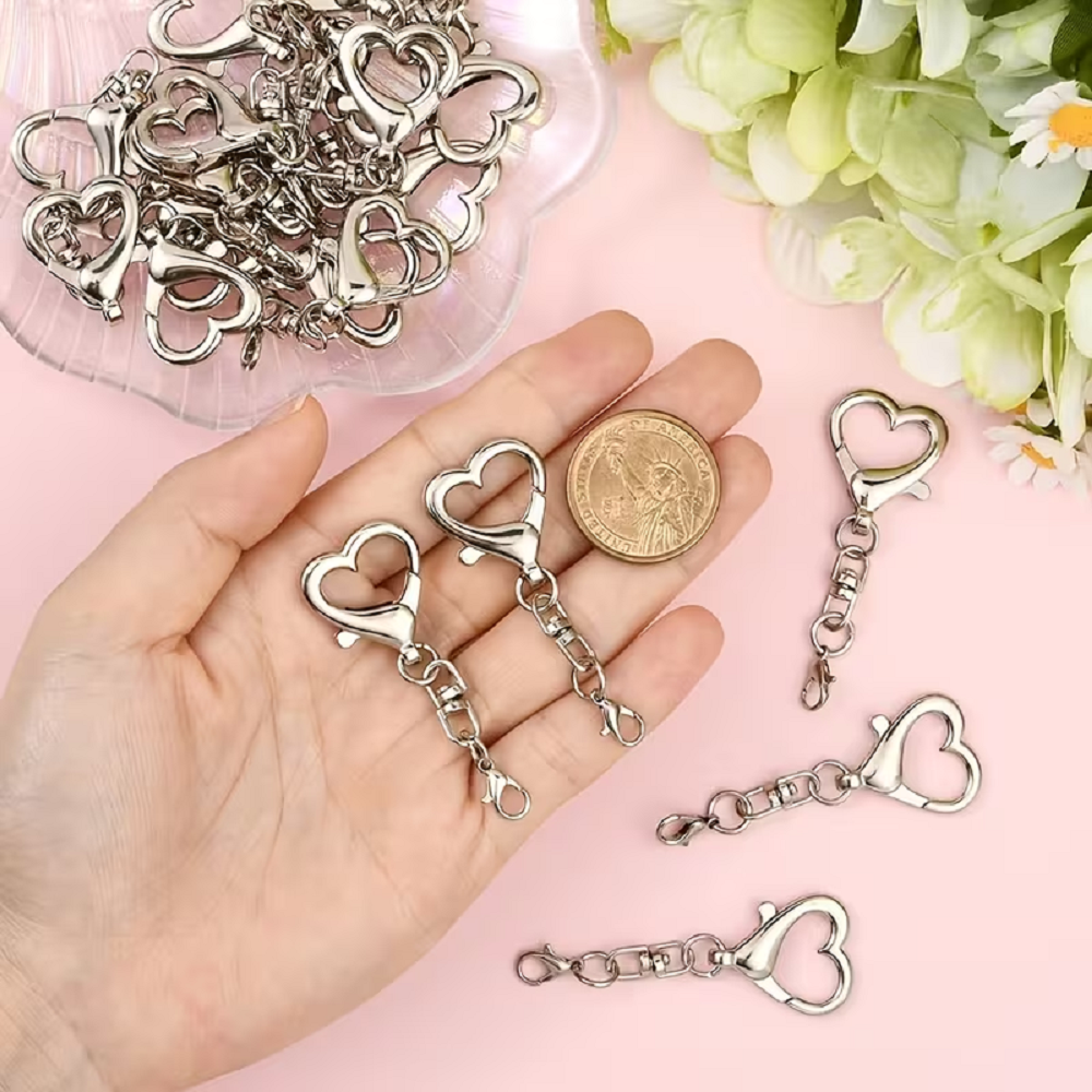 5/15/30Pcs Heart Shaped Swivel – Jewelry Making Factory recenzja i cena