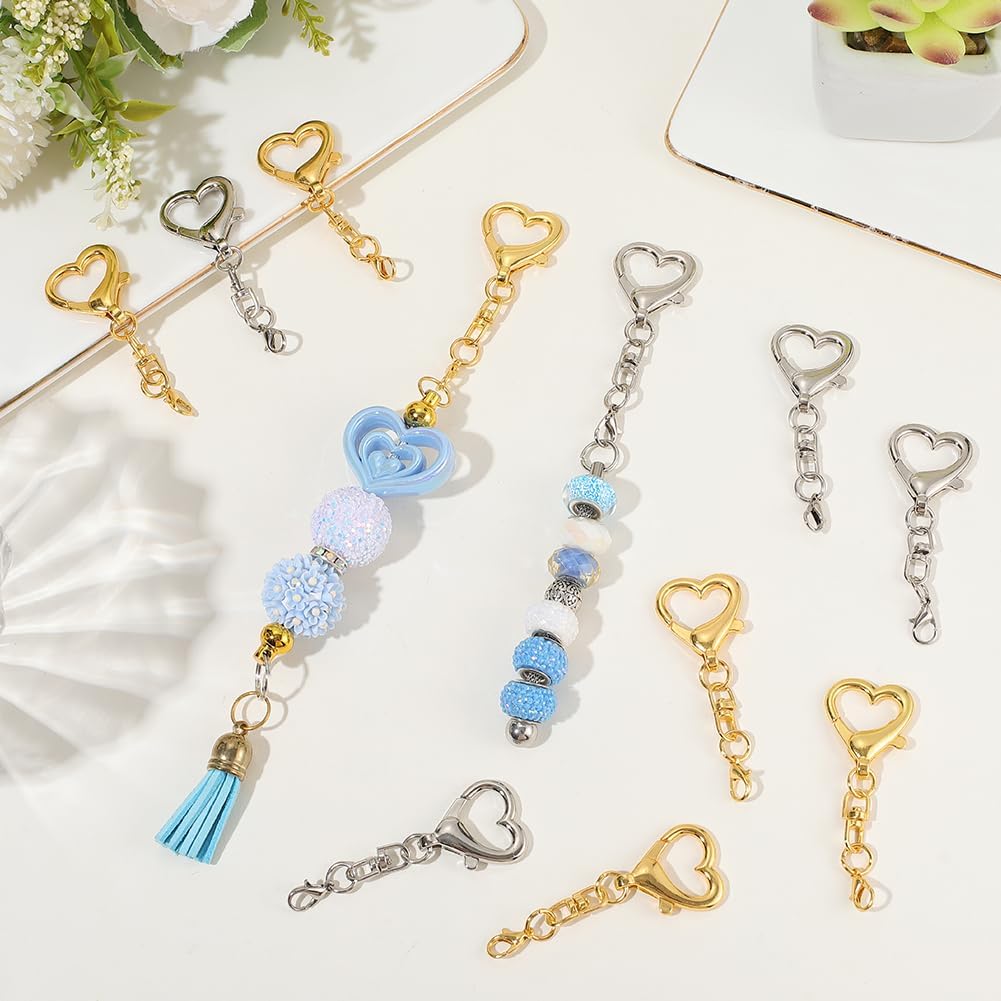 5/15/30Pcs Heart Shaped Swivel – Jewelry Making Factory recenzja i cena