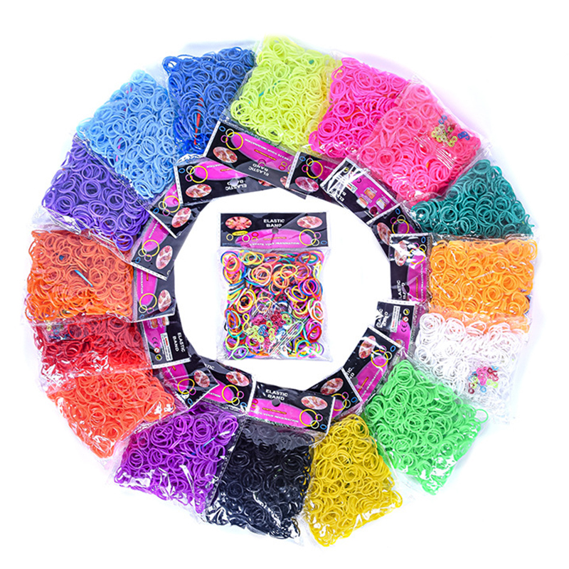 600 pieces Colorful Rubber Ban – Jewelry Making Workshops recenzja i cena