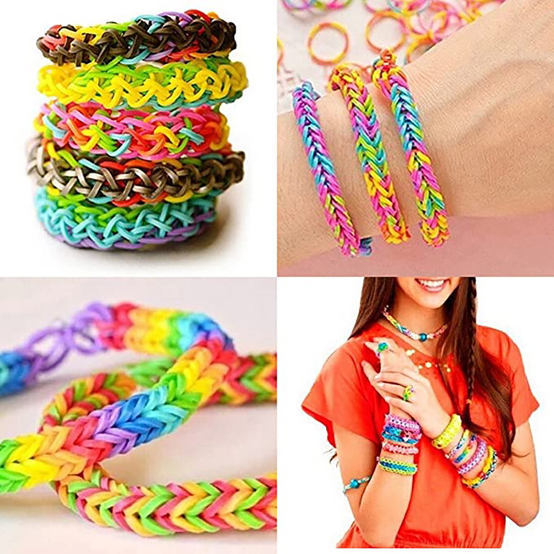 600 pieces Colorful Rubber Ban – Jewelry Making Workshops recenzja i cena