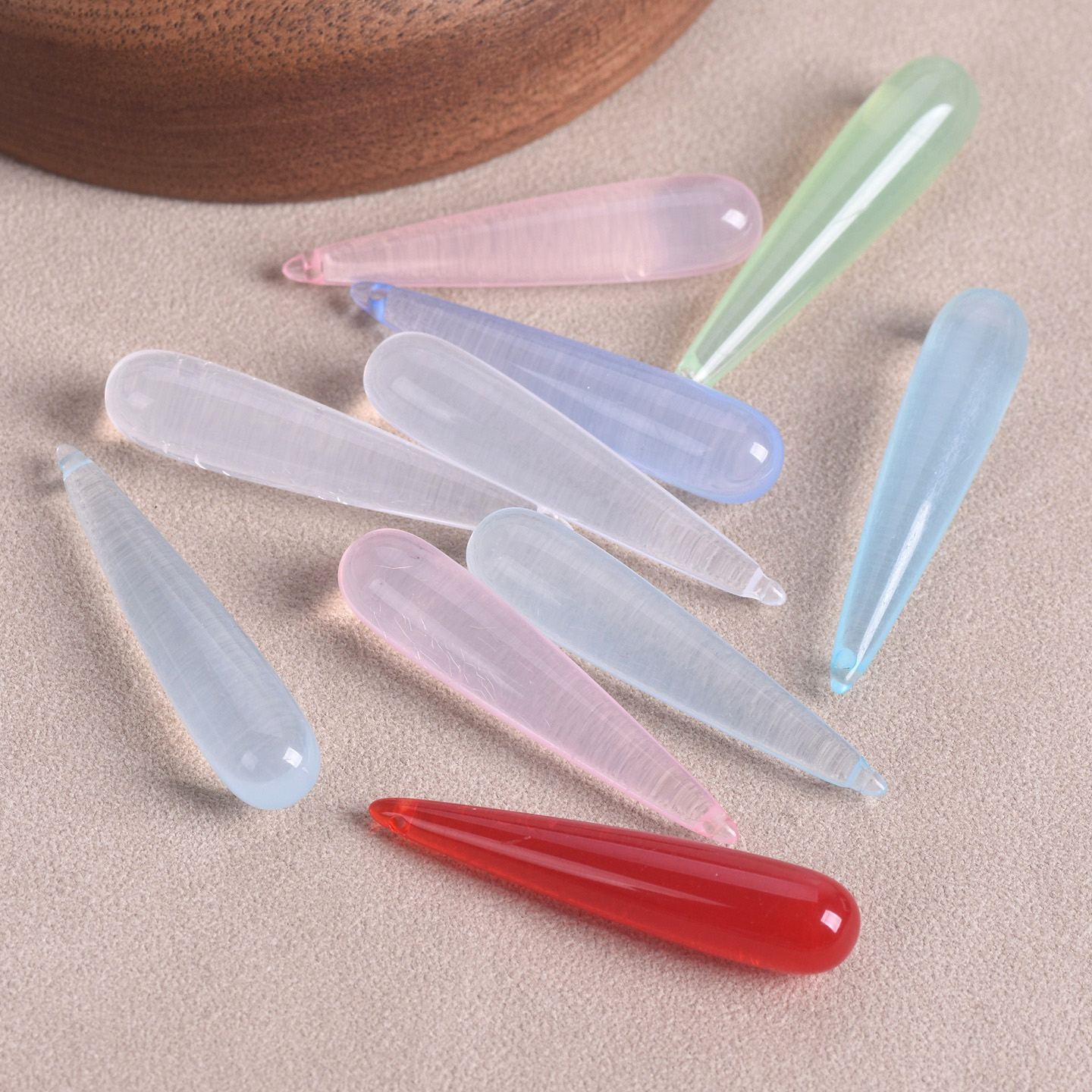 10pcs Long Teardrop Shape 35x7 – Jewelry Making Drill recenzja i cena