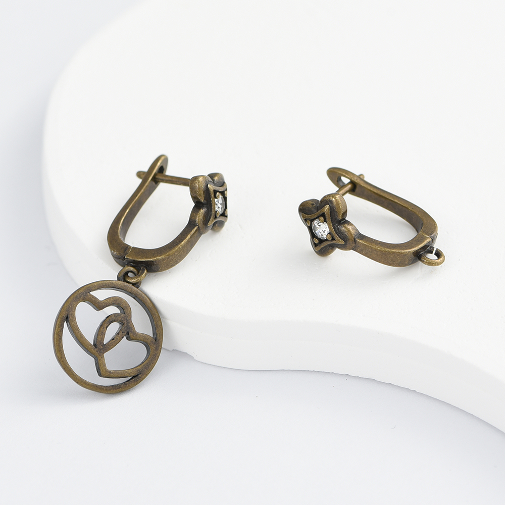 NEW 1 Pair Antique Bronze Bras – Jewelry Making Supplies recenzja i cena