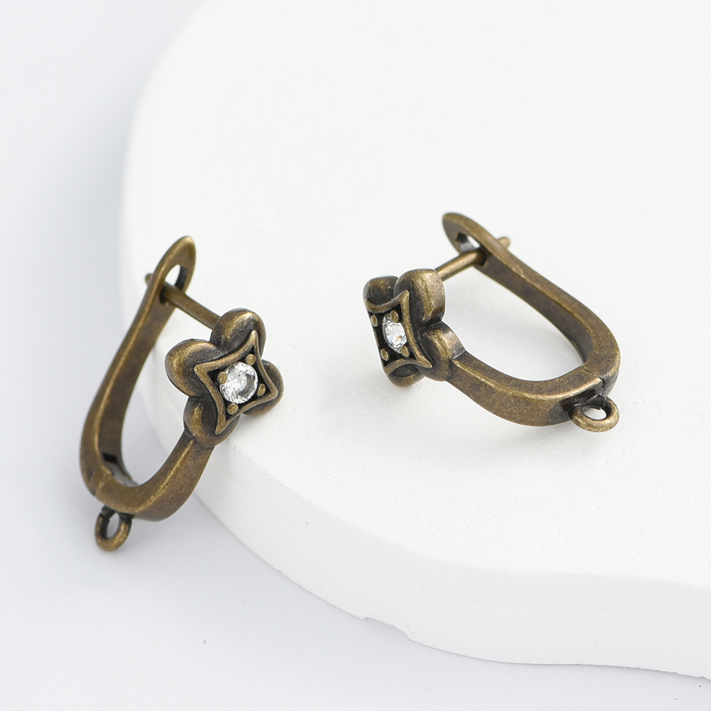 NEW 1 Pair Antique Bronze Bras – Jewelry Making Supplies recenzja i cena
