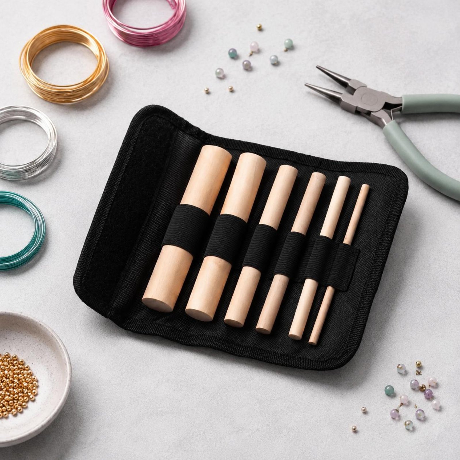 6 Pieces Wire Wrapping Mandrel – Jewelry Making Workshops recenzja i cena