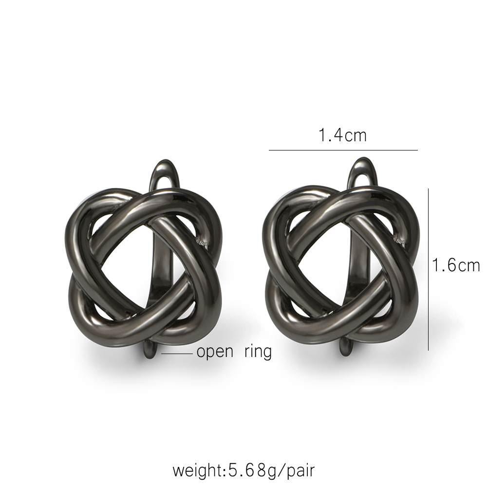 YANASI 1 Pair Gun Black  Brass – Jewelry Making Supplies recenzja i cena