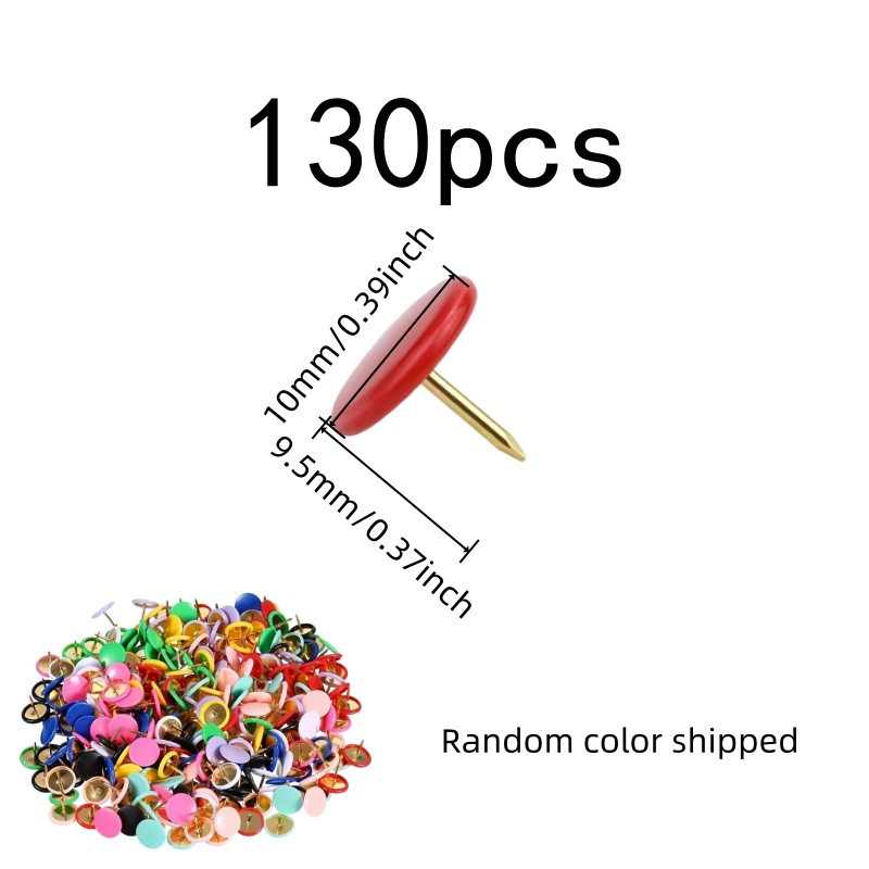 130 pcs Round Head Push Pins R – Head Pin Assorted recenzja i cena