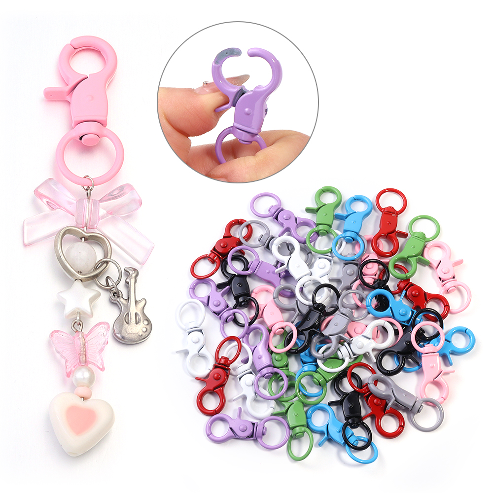 5Pcs/Lot Colorful Swivel Lobst – Jewelry Making A Ring recenzja i cena