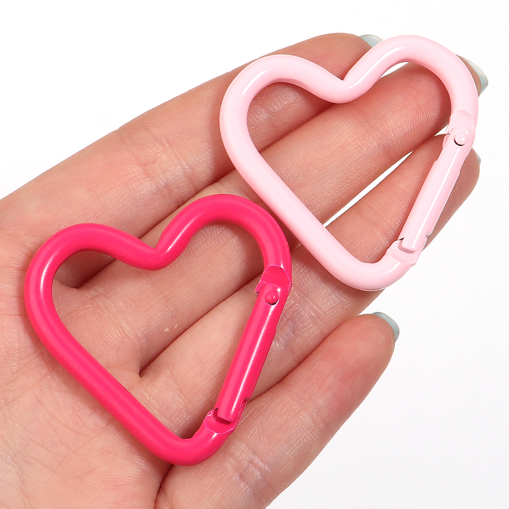 5pcs Colorful Heart-shaped Alu – Jewelry Making A Ring recenzja i cena
