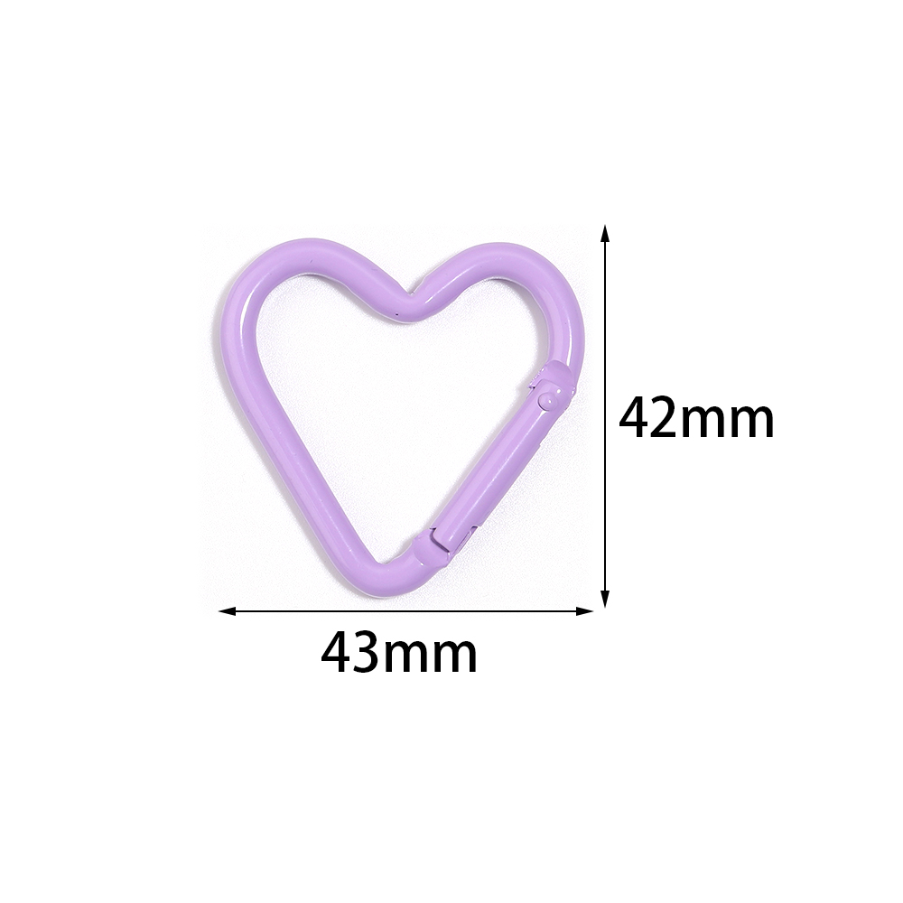 5pcs Colorful Heart-shaped Alu – Jewelry Making A Ring recenzja i cena