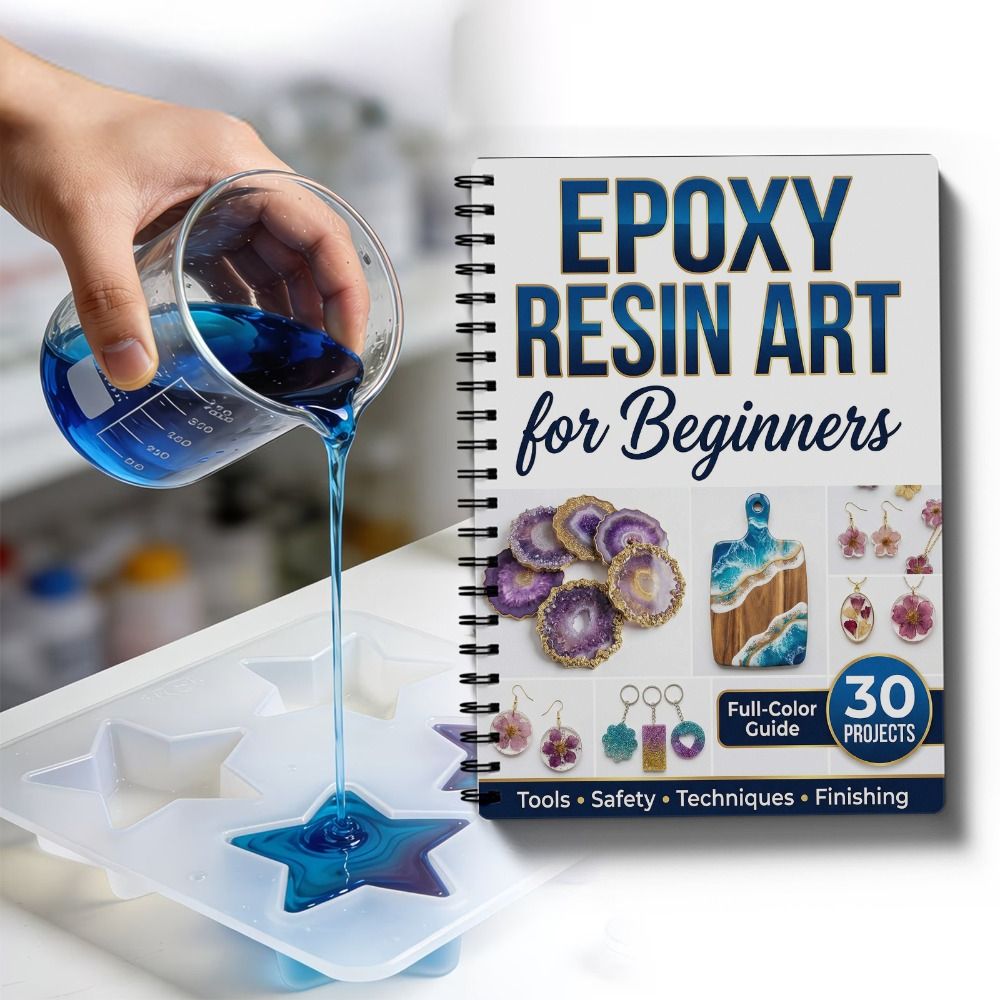 Step-by-Step Epoxy Resin Art H – Jewelry Making For Beginners Book recenzja i cena