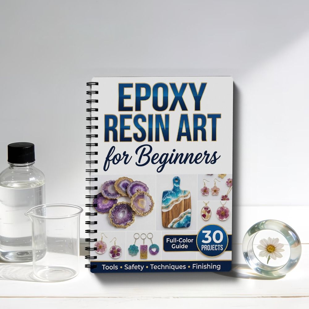 Step-by-Step Epoxy Resin Art H – Jewelry Making For Beginners Book recenzja i cena