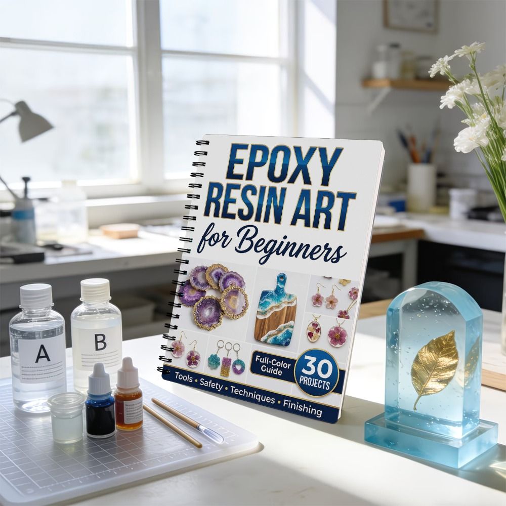 Step-by-Step Epoxy Resin Art H – Jewelry Making For Beginners Book recenzja i cena