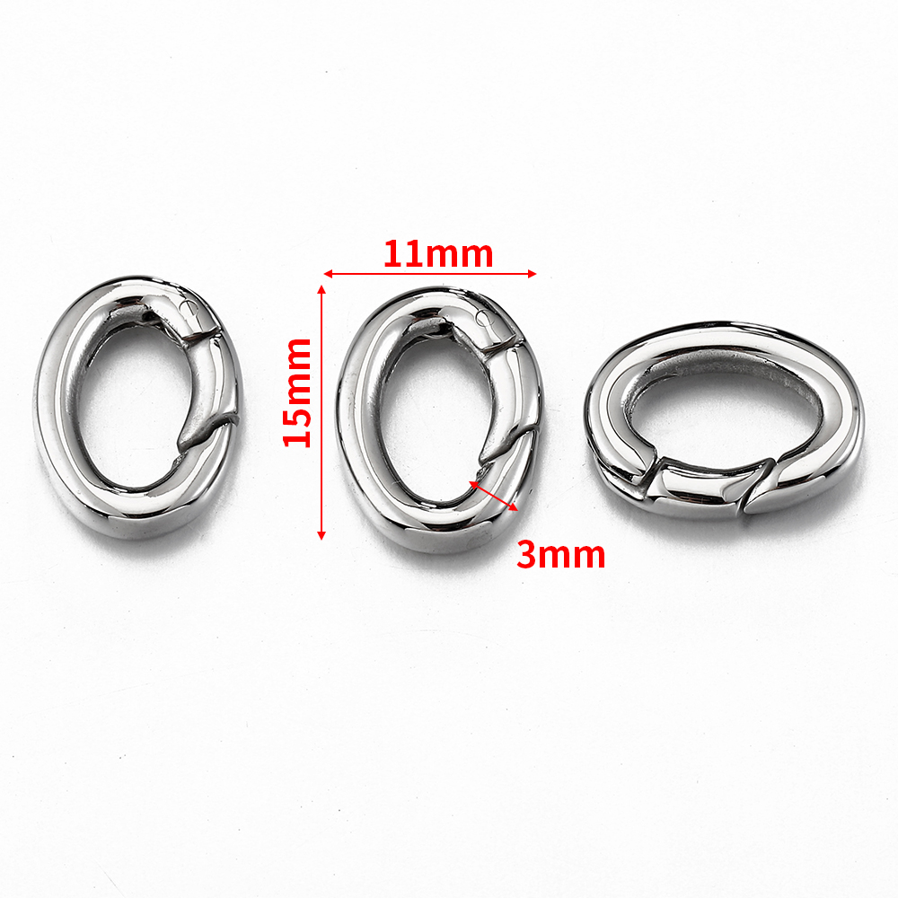 2pcs/1pc Stainless Steel Sprin – Jewelry Making A Ring recenzja i cena