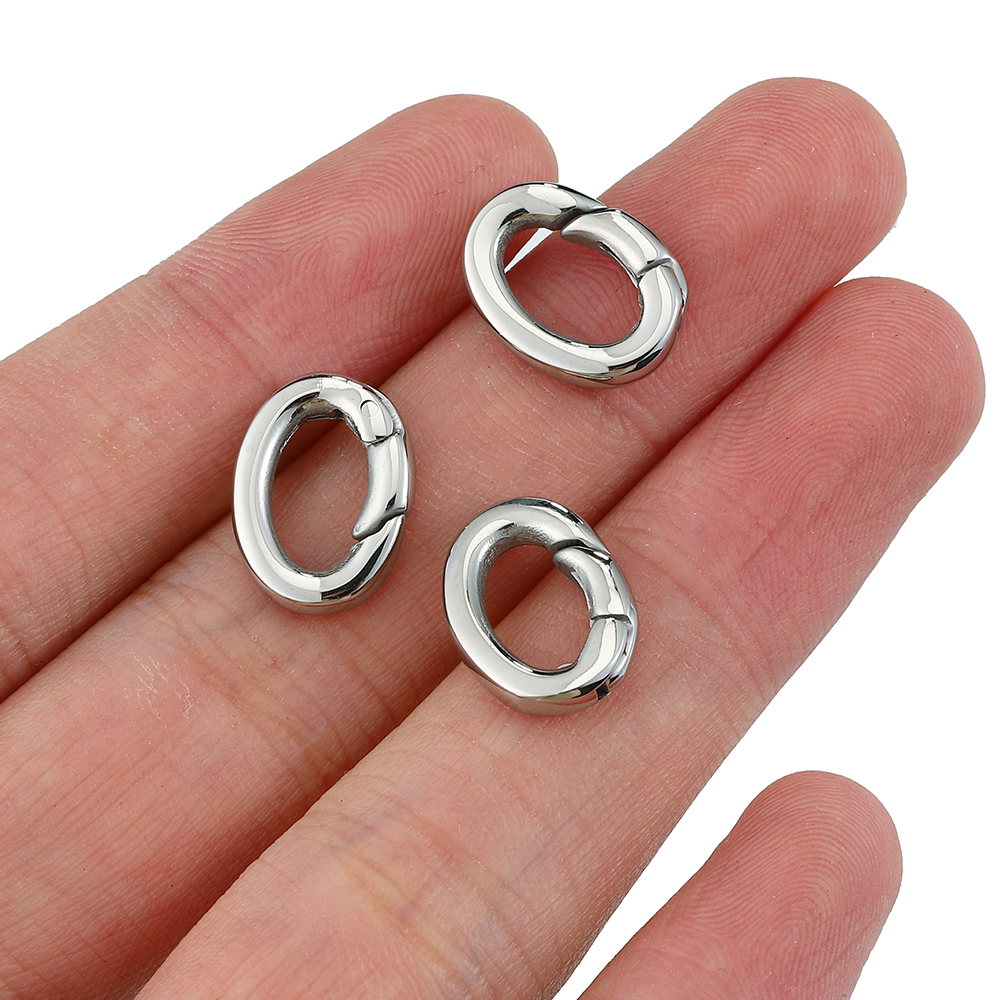 2pcs/1pc Stainless Steel Sprin – Jewelry Making A Ring recenzja i cena