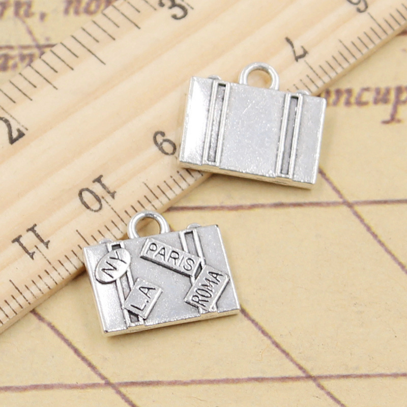 10pcs Charms Travel Bags New Y – Jewelry Making New York recenzja i cena