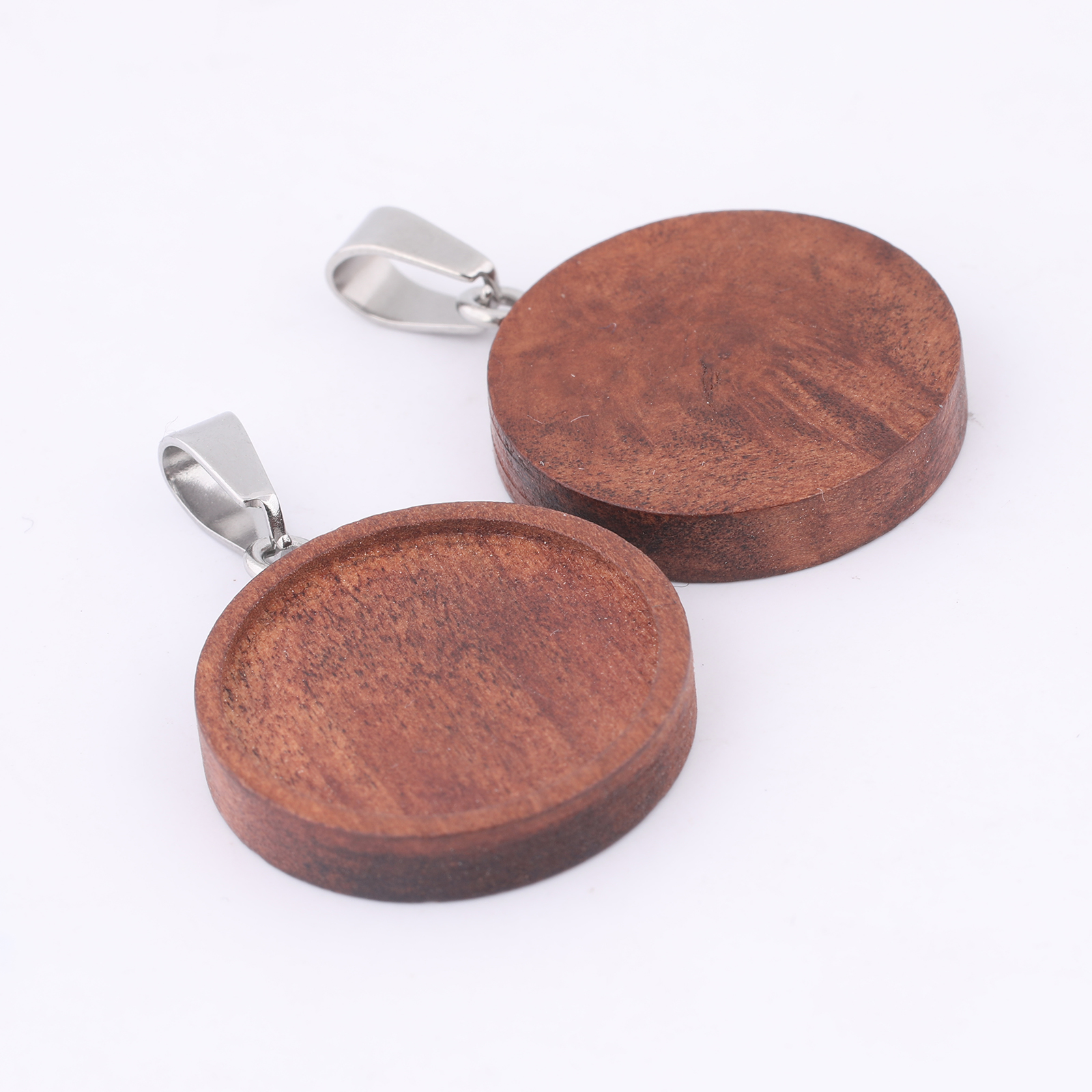 10pcs 20mm Round Wood Cabochon – Pendant Blank Bezel recenzja i cena