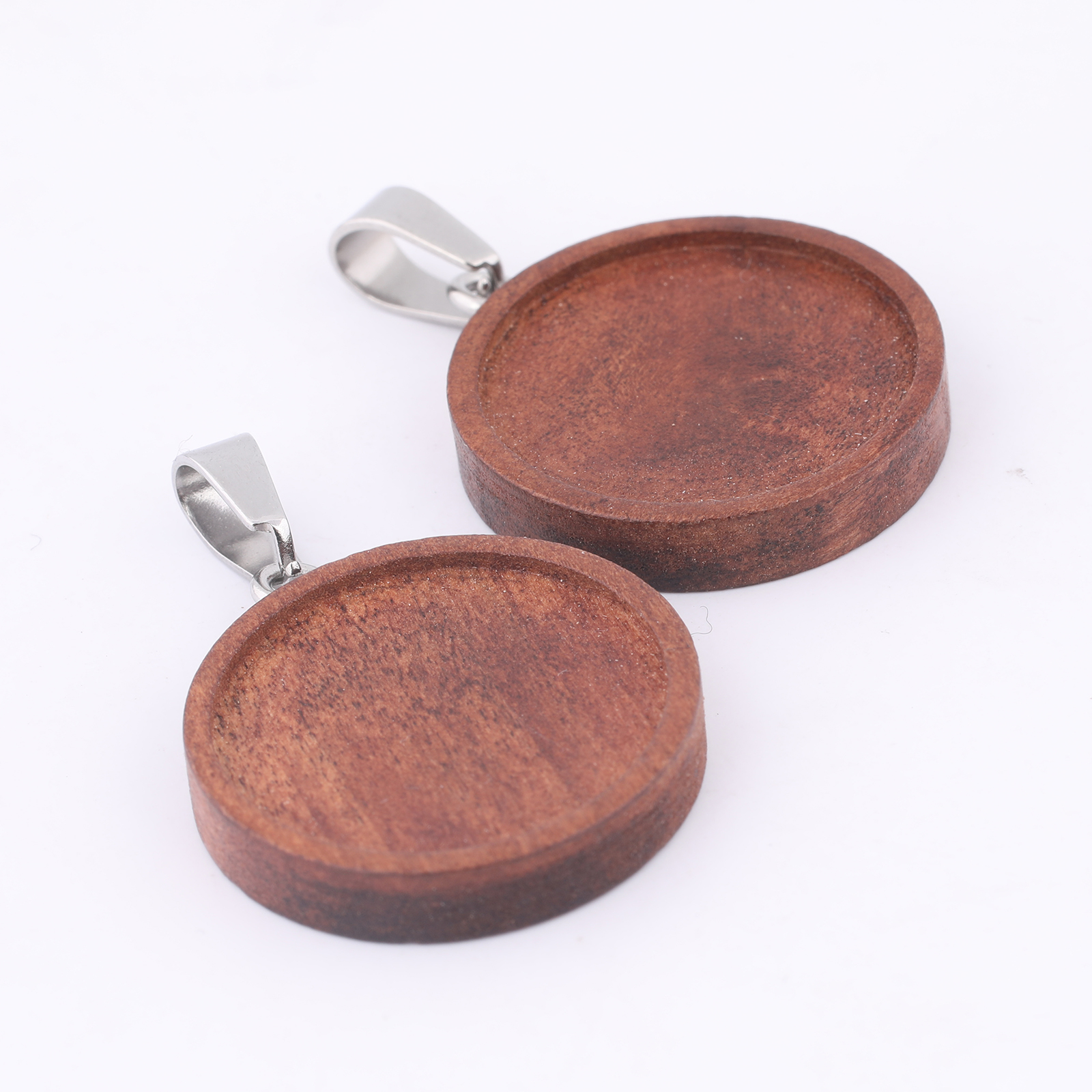 10pcs 20mm Round Wood Cabochon – Pendant Blank Bezel recenzja i cena