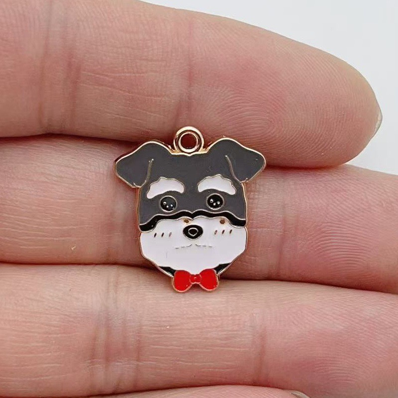 12pcs cartoon pet spotted dog  – Jewelry Making Factory recenzja i cena