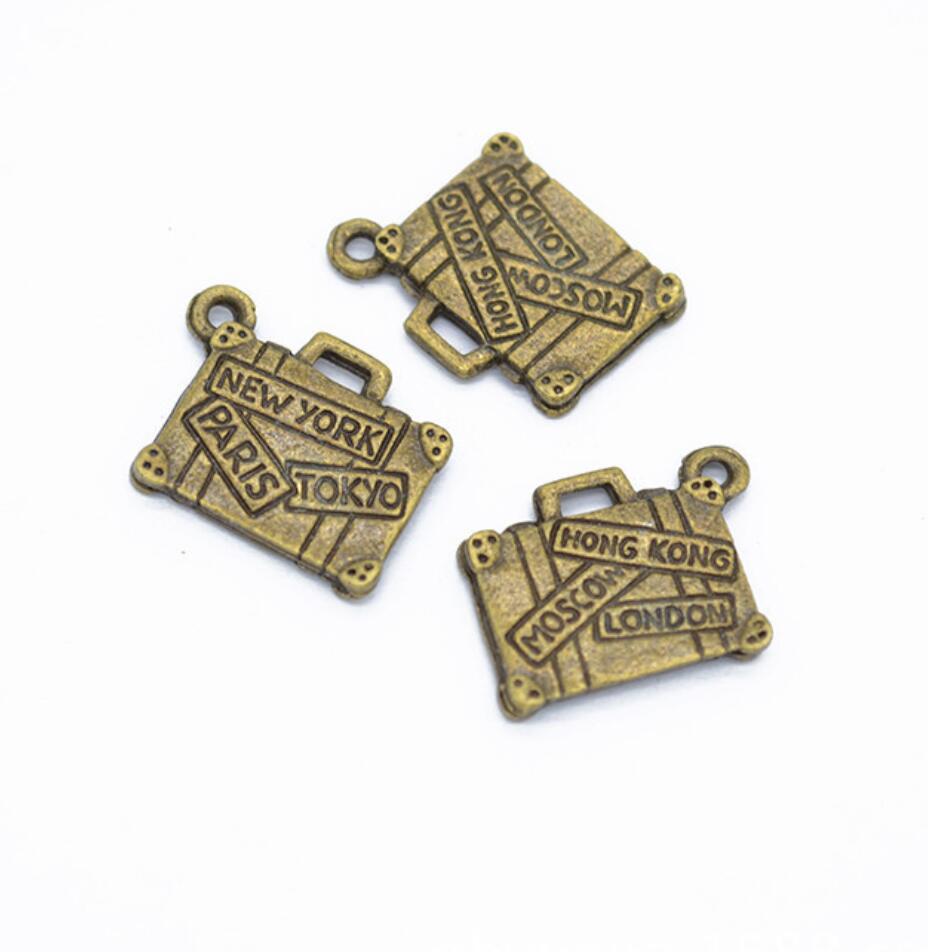 150pcs Charms Travel Bags New  – Jewelry Making New York recenzja i cena