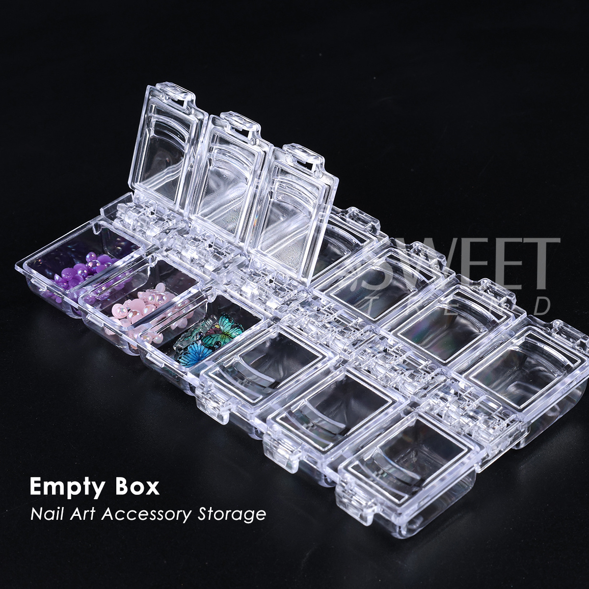 12 Grids Empty Nail Accessorie – Jewelry Making Workshops recenzja i cena