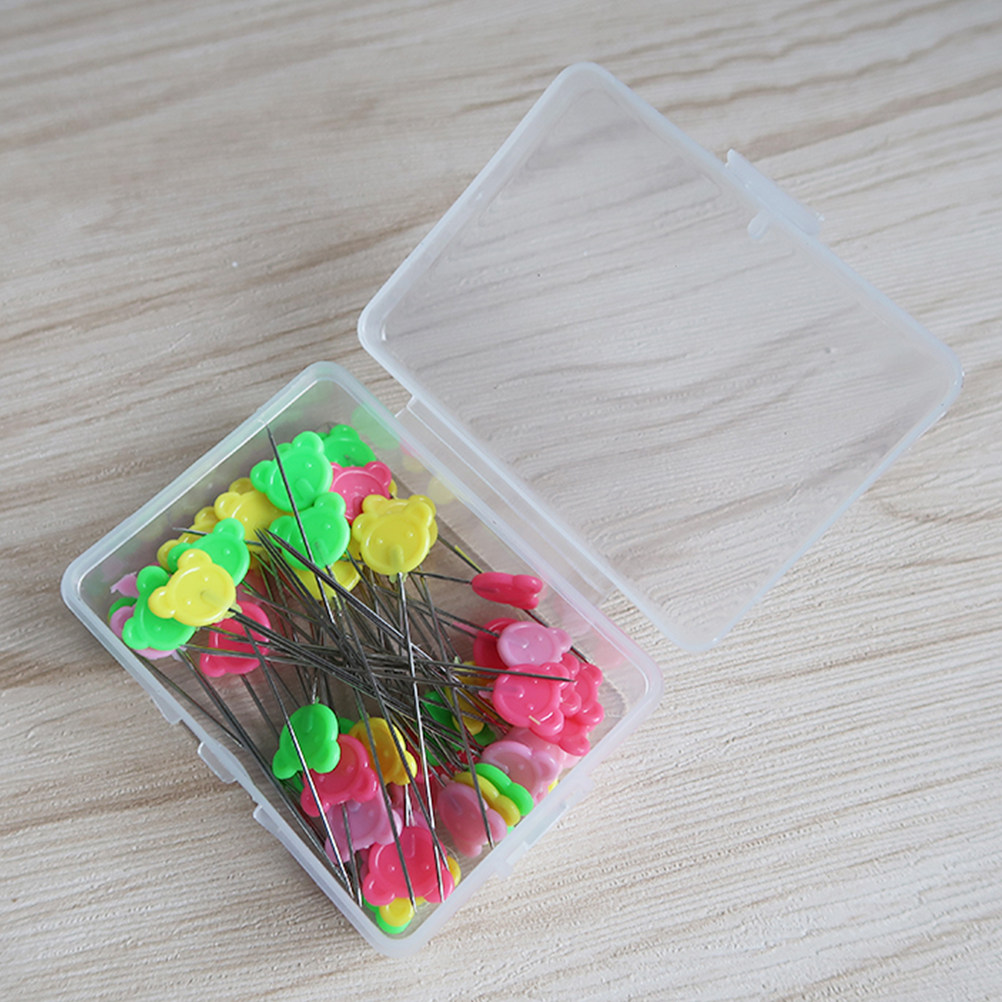 50Pcs Assorted Color Flat Bear – Head Pin Assorted recenzja i cena