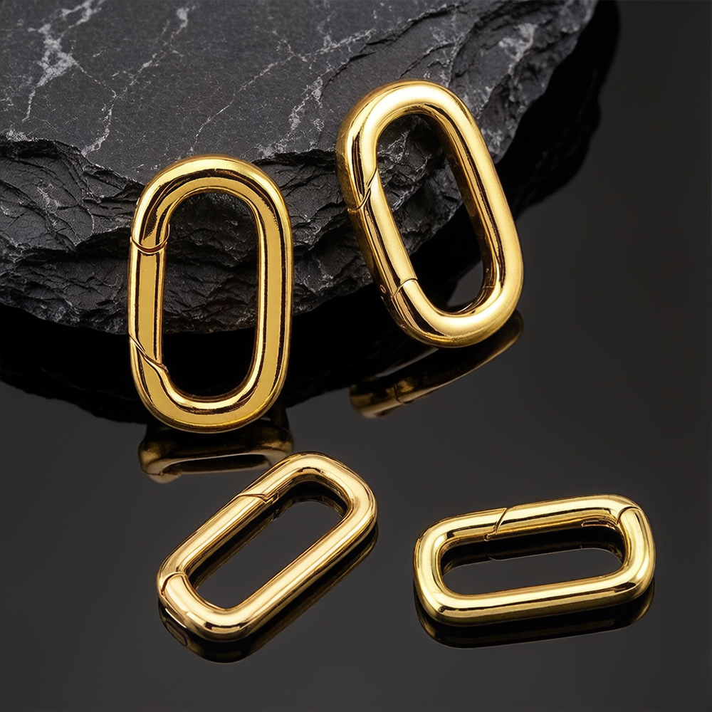 2pcs 18K Gold Plated Filled Ov – Jewelry Making A Ring recenzja i cena