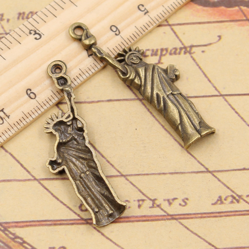 10pcs Charms Statue Of Liberty – Jewelry Making New York recenzja i cena