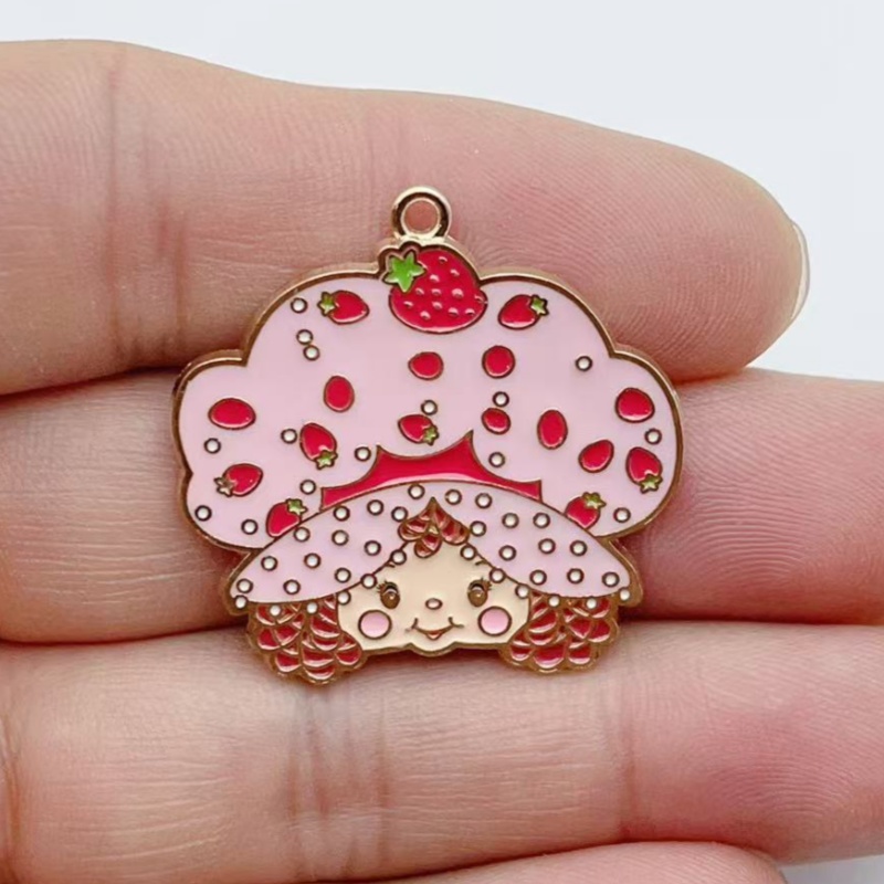 10pcs Cute Little Girl Enamel  – Jewelry Making Factory recenzja i cena