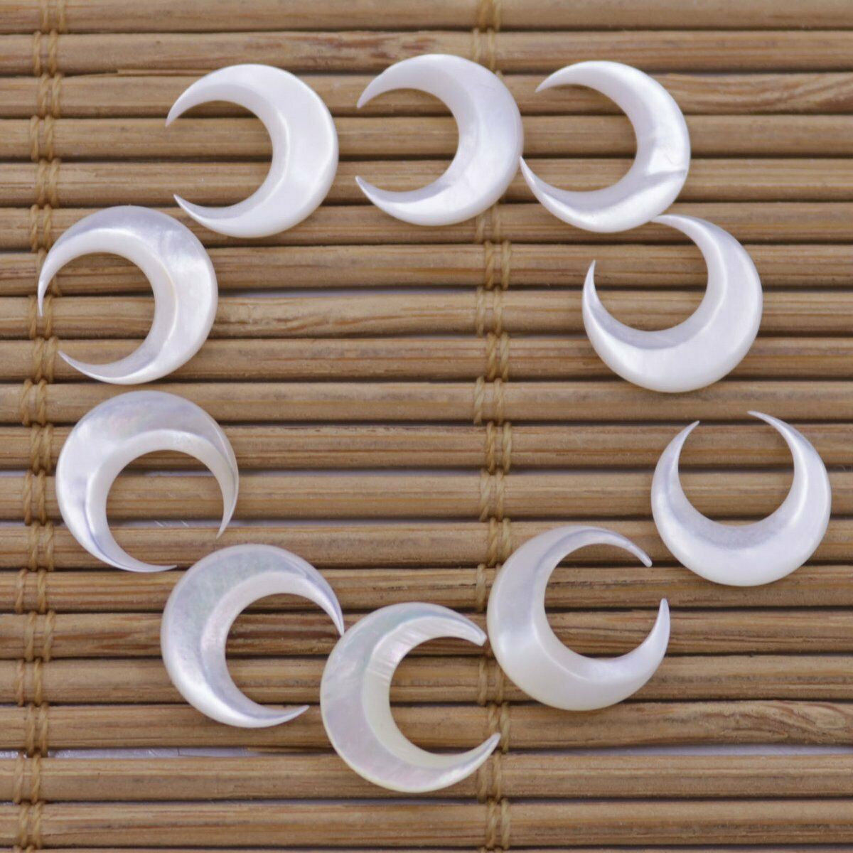 10 PCS Nail 3D Art Moon Shape  – Jewelry Making Drill recenzja i cena