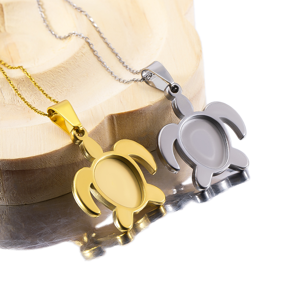 1pc 5pcs Stainless Steel Gold  – Pendant Blank Bezel recenzja i cena